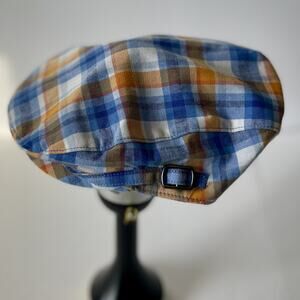 Janie And Jack Plaid Cap Size 0-6M